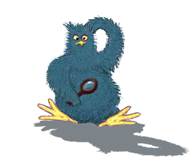 Confused little mudgeon a picture of a poor little mudgeon wot has lost his way